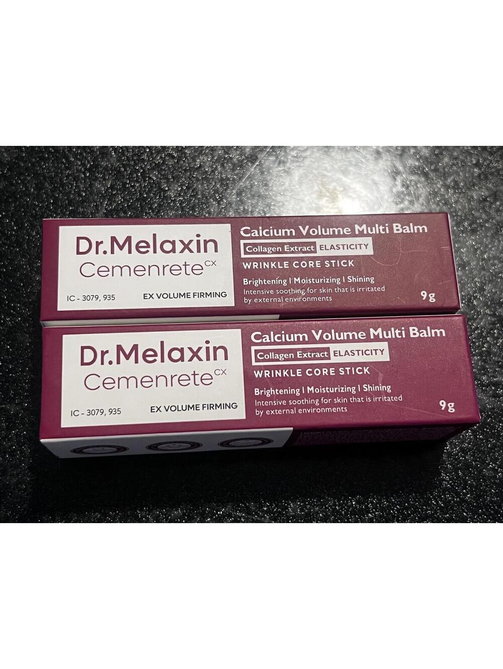 Lot of 3 Dr. Melaxin Cemenrete Calcium Multi Balm 9g K-Beauty Wrinkle Stick - Picture 6 of 7